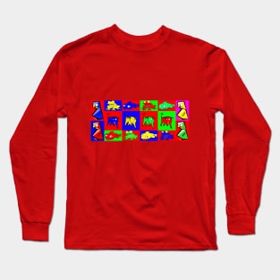 Colored animals Long Sleeve T-Shirt